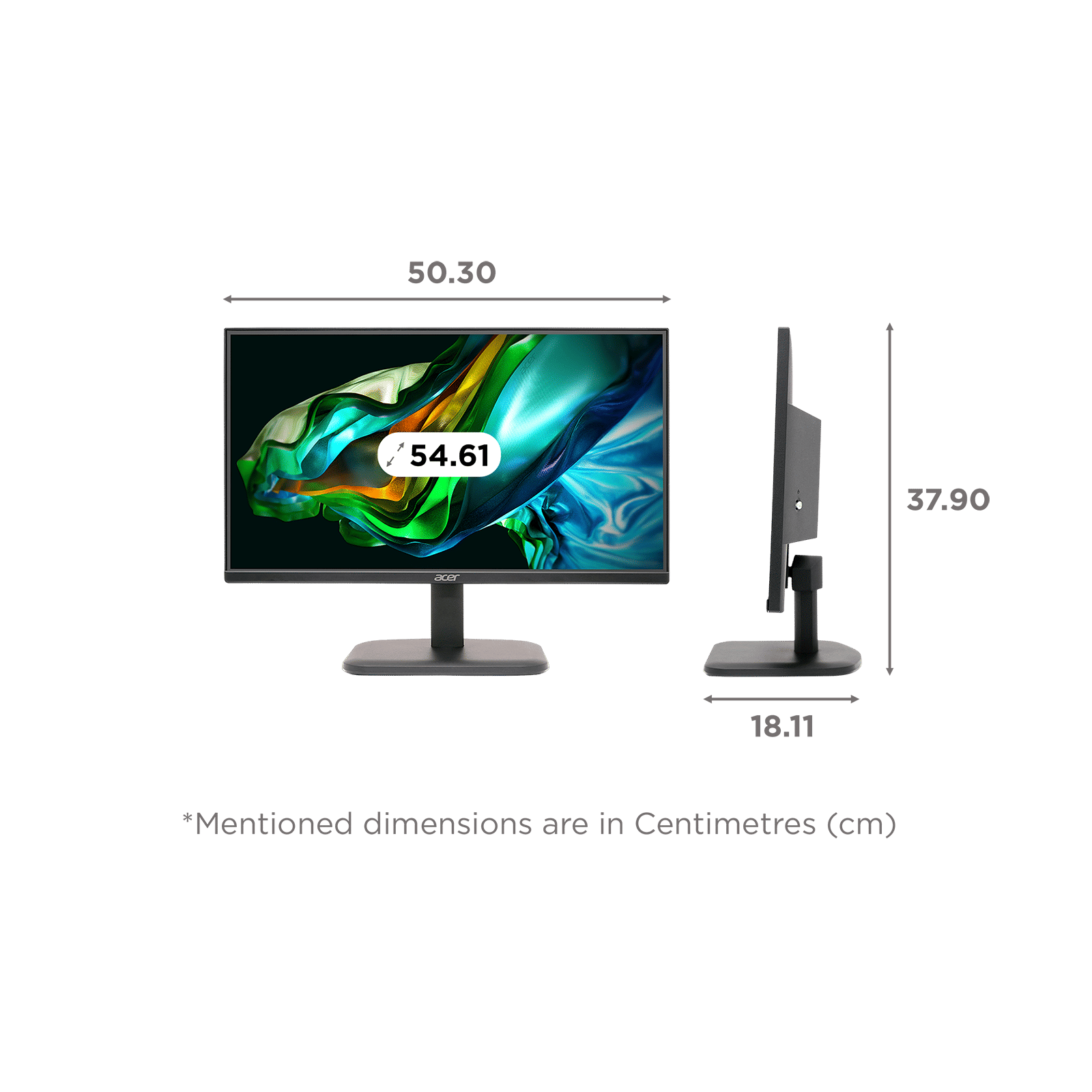 Buy acer EK220Q 54.61 cm (21.5 inch) Full HD IPS Panel LCD Height